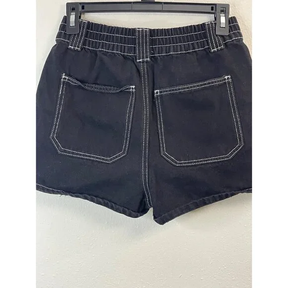 Simple Society Women's High Waist Stretch Denim Short, Size 5/27 - Picture 4 of 10